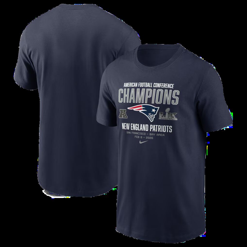 Men 2026 NFL New England Patriots T-shirt blue 05->->Sports Accessory